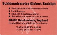 Schüsselservice Gisbert Rudolphhttp://www.schluesselservice-rudolph.de